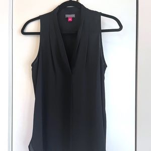 Vince Camuto Black Sleeveless Blouse SIZE: XS